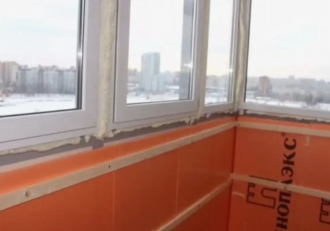 Утепление пола и стен на балконе в новостройке